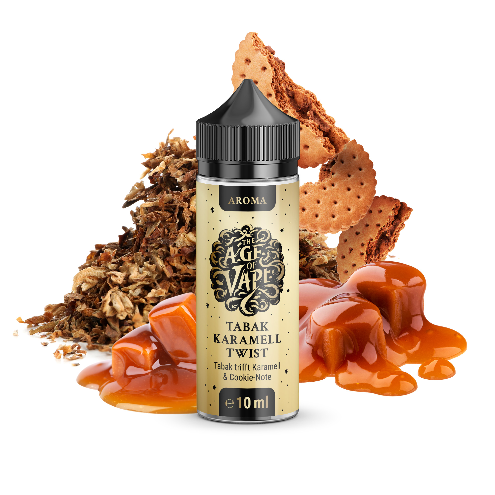 Tabak Karamell Twist - The Age of Vape - 10ml - Aroma