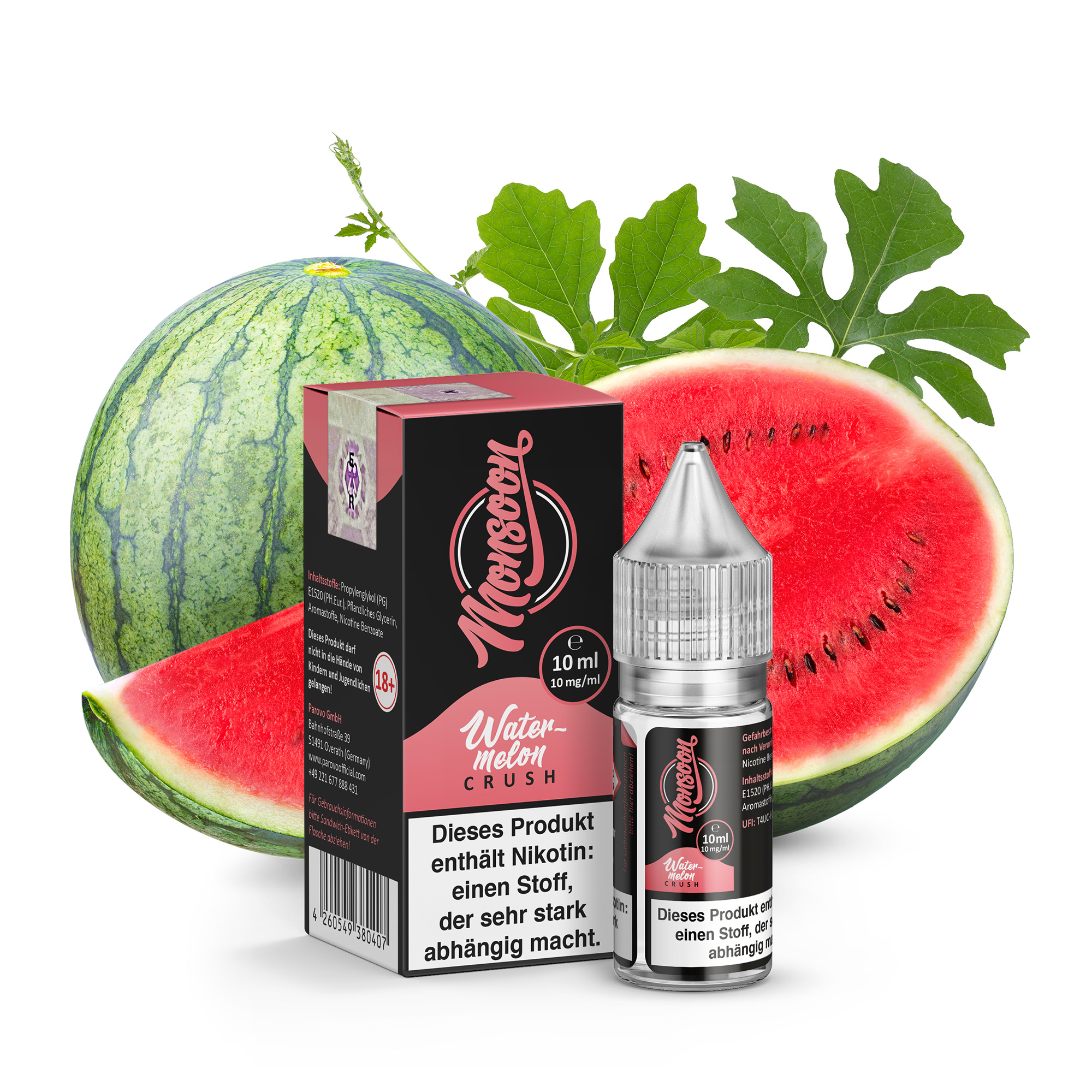 Watermelon Crush - Monsoon Nikotinsalz 10mg