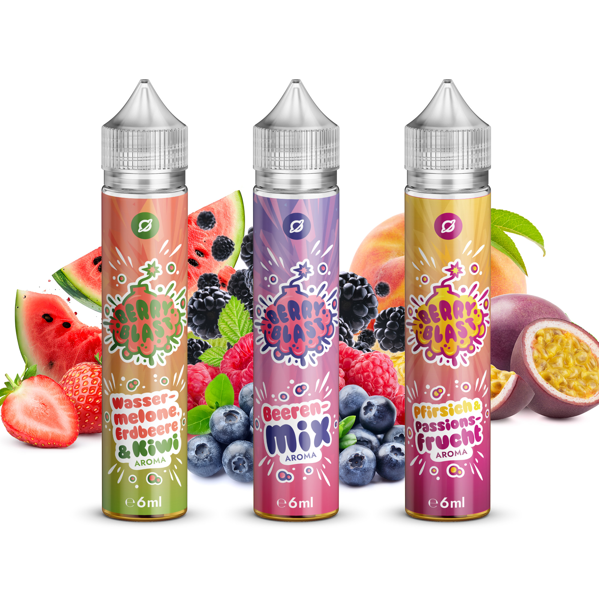 Flavorverse Musterpaket „BerryBlast“ – Fruchtige Aromen für Händler