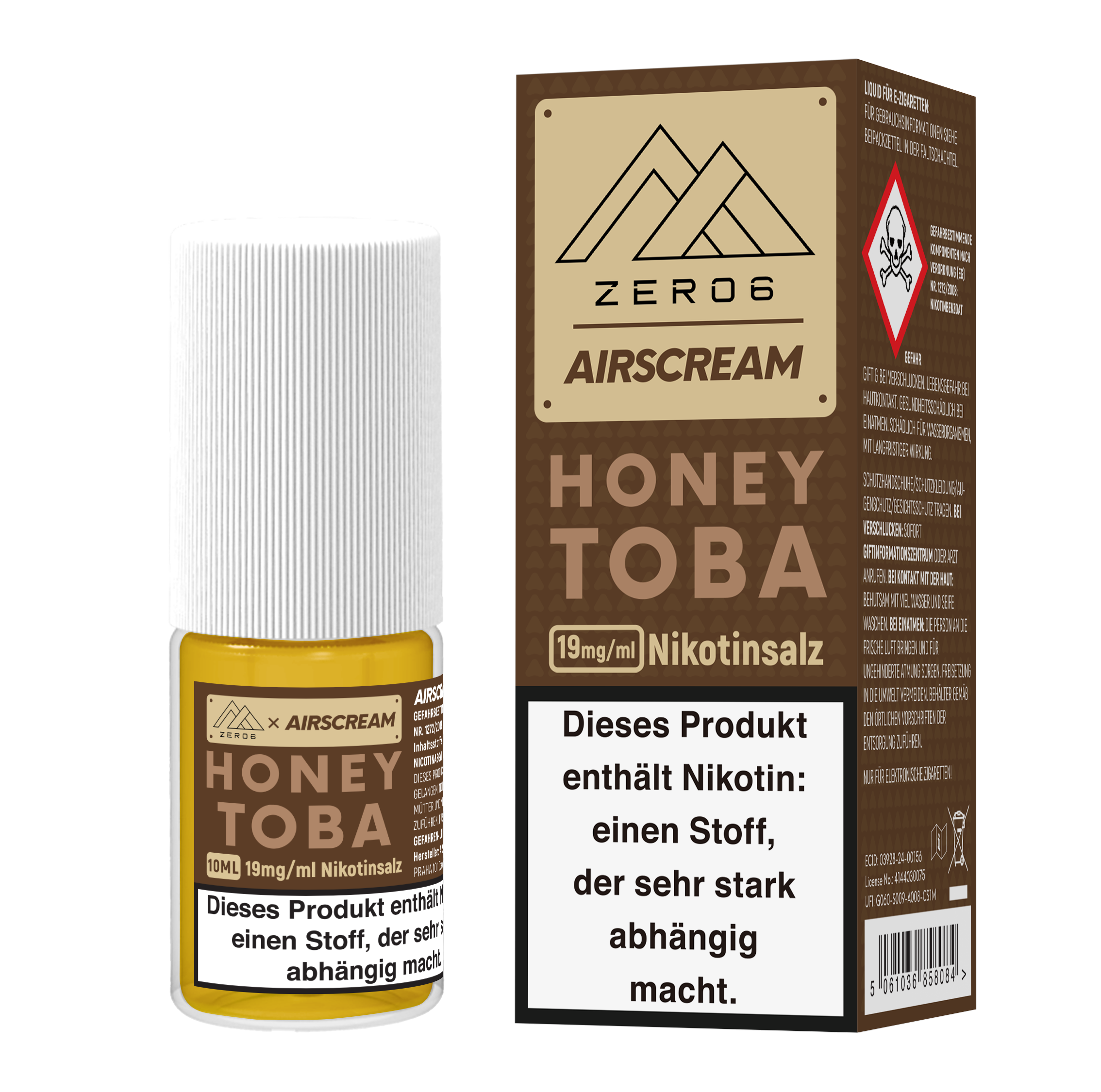 Liquid Honey Toba - Airscream Nikotinsalz