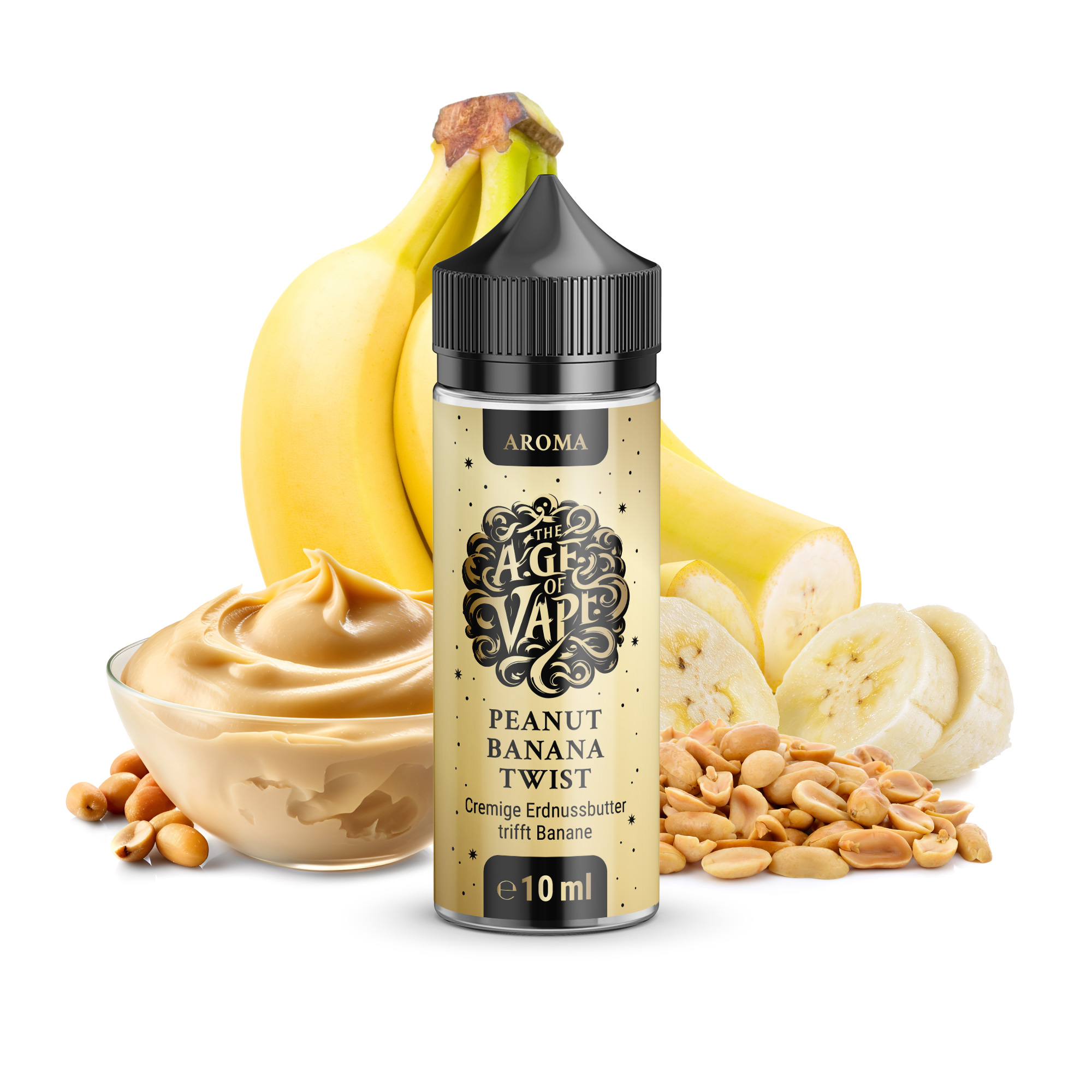 Peanut Banana Twist - The Age of Vape - 10ml - Aroma