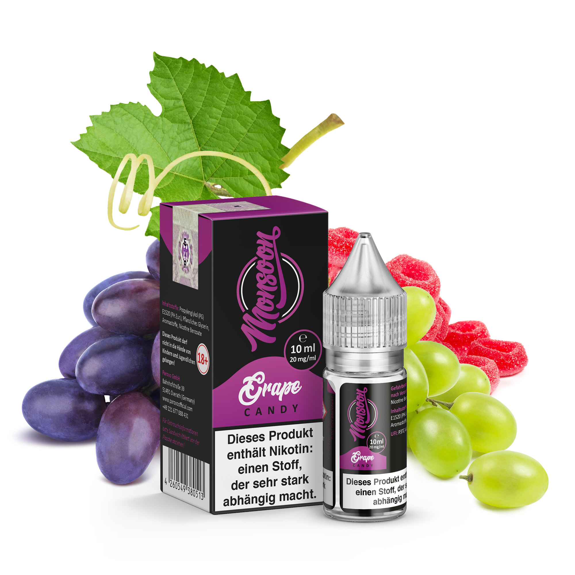 Grape Candy - Monsoon Nikotinsalz 20mg